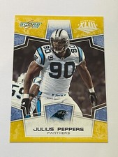 2008 Score Football Super Bowl XLIII Gold - Julius Peppers - Carolina Panthers