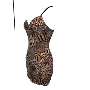 Figura Mejora Tecnología Compresión M Vestido Deslizante Prendas con Forma Estampado de Animales Nuevo Sin Etiquetas - Imagen 1 de 8