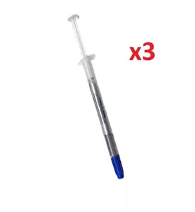 3 tubes seringue de pate thermique refroidissement de processeur cpu gpu pc ps4 - Photo 1/3