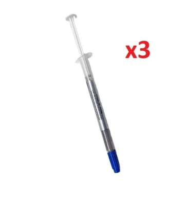 3 tubes seringue de pate thermique refroidissement de processeur cpu gpu pc ps4 - Photo 1/3
