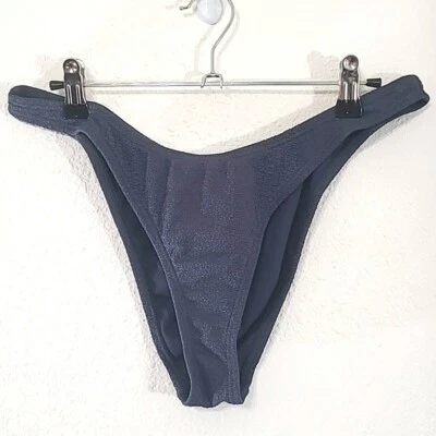 *NEW* DAMSEL Cheeky Bikini Bottom/Beluga Croc Blue, size XL - Image 1 of 4