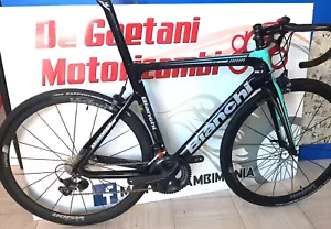BICICLETTA DA CORSA CARBONIO BIANCHI ARIA SHIMANO ULTEGRA 11v Tg. 55 - Foto 1 di 5