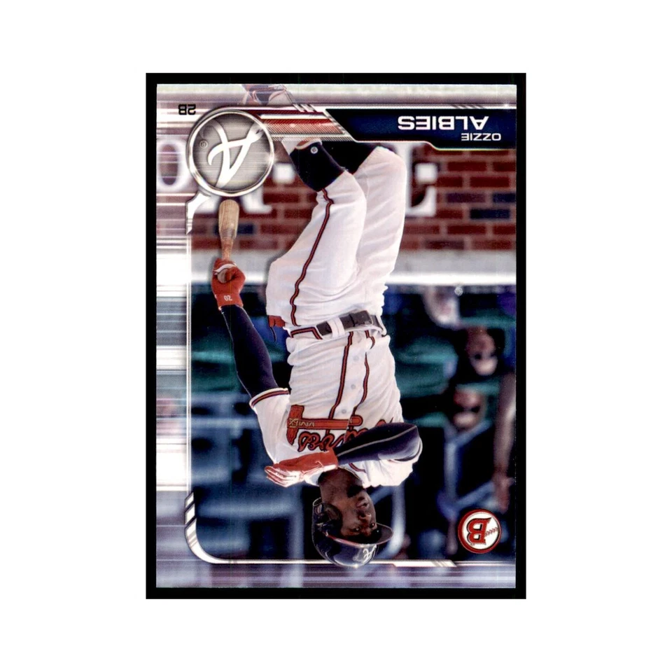 2019 Bowman Ozzie Albies Baseball Cards #96 - Image 1 of 3