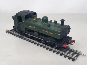 OO Gauge Kit Built WHITE METAL GWR 0-6-0 Pannier Tank Locomotive GREEN #3732 - Picture 1 of 2