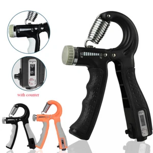 Hand Grip Strength Power Trainer Gripper Strengthener Adjustable Gym Exerciser - Picture 1 of 14