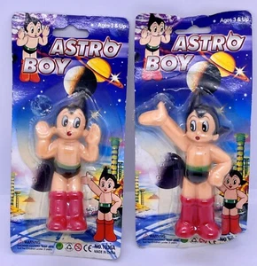 Mighty Atom Astro Boy Figure Lot 2 RARE Bootleg Billiken Shokai Toy Osamu Tezuka - Picture 1 of 5