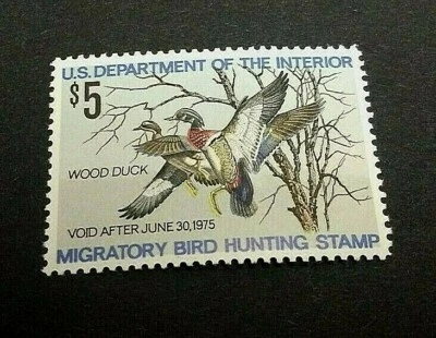 KAPPYSSTAMPS USA #RW41 1974 DUCK HUNTING STAMP MINT  GS1153 - Image 1 of 2