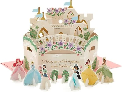 3D Pop Up Princess Birthday Card(Castle Scene with Paper Princess Figures) - Image 1 of 4