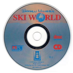 Warren Miller's SKI WORLD (PC-CD-ROM, 1995) for Windows/DOS - NEW CD in SLEEVE - Picture 1 of 3