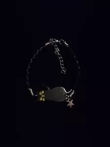 Black Cat Design Corded Bracelet - Picture 1 of 1