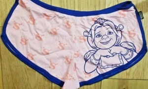 Universal Studios Shrek Fiona Womens Boys Shorts Briefs Underwear Pink NEW XL - Picture 1 of 4
