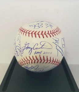 1986 New York Mets Team Signed Baseball with Gary Carter Hof 03 - Picture 1 of 6