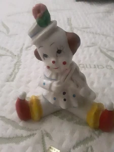 Keramik Clown Figur 4 cm klein. Mädchen Zirkus Clown in sehr gutem Zustand - Bild 1 von 6