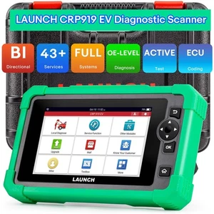 Escáner de diagnóstico LAUNCH CRP919 EV codificación EC-U prueba de acción para vehículo eléctrico - Imagen 1 de 13