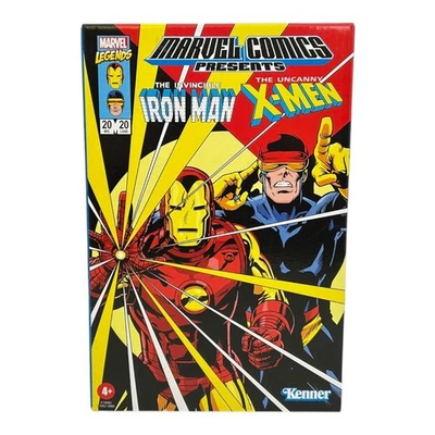 Marvel Legends Retro Iron Man & Cyclops 3.75" Juego de Figuras de Acción 2020 Hasbro Nuevo Foto 1 de 4