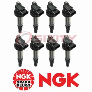For Jaguar XJ8 NGK 8 pc Ignition Coils 4.2L V8 2004-2009 fp - Picture 1 of 4