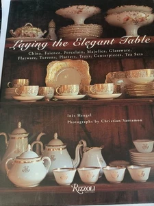 Laying the Elegant Table China Faience Porcelain Majolica Glassware Lifestyle H7 - Imagen 1 de 1