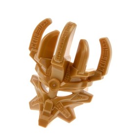 1X Lego Bionicle Figure Mask Of Creation Pearl Gold Kanohi Mask 6115790 20477