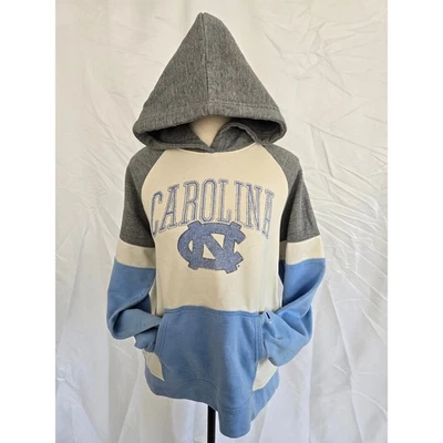 Champion UNC Tar Heels Raglán Sudadera con Capucha Mujer M Azul Claro Gris Crema Foto 1 de 4