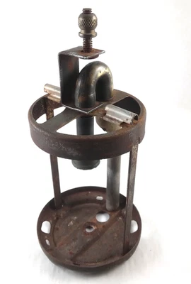 Vintage Coleman 200A Lantern Parts: Burner Cage Frame and Nut,  Tall Vent 1960 - Image 1 of 4