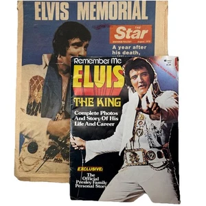 Remember Me Elvis The King Magazines 1977 & The Star And Other Elvis Clippings - Picture 1 of 17