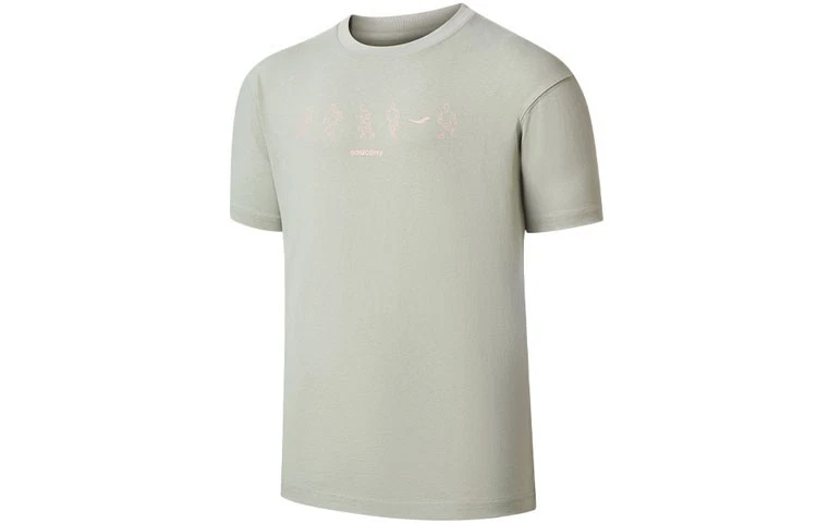 Estampado de Dibujos Animados Moda Informal Calce Suelto Cuello Redondo Manga Corta Hombro Caído Foto 1 de 1