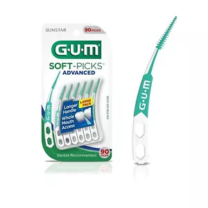 Selecciones dentales avanzadas y fáciles de usar Soft-Picks para limpieza de dientes 90ct - Imagen 1 de 8