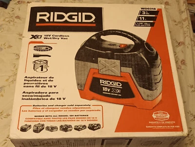 Cordless Wet Dry Vac Handheld Light Weight Portable 3 Gal. 18-Volt Home Shop - Image 1 of 4