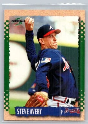 💎1995 Score #185 Steve Avery - Atlanta Braves💎 - Image 1 of 2