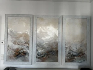 ORIGINAL Acryl Gemälde HANDGEMALT Bilder Abstrakt Malerei Modern Kunst Acrylbild - Bild 1 von 3
