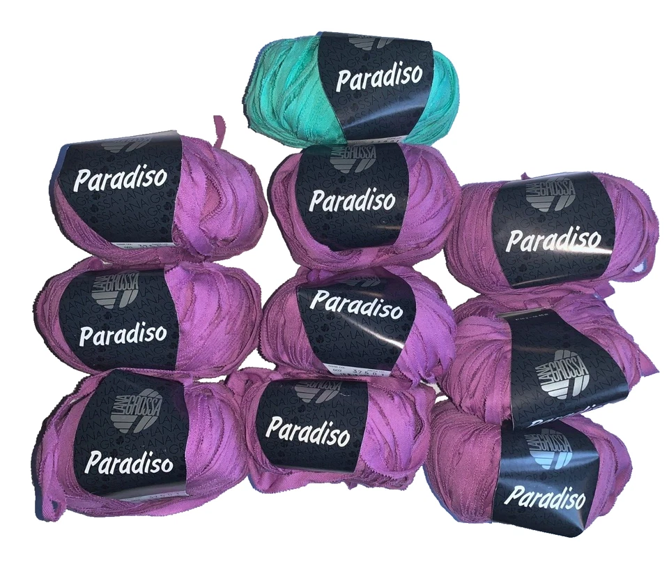 500 g PARADISO - Bändchengarn LANA  GROSSA - 100 % Baumwolle - Bild 1 von 3