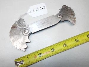 McGRATH Vintage Machinists Thread Pitch Gauge, 2-1/4 up to 20 TPI, ST PAUL, USA - Picture 1 of 4