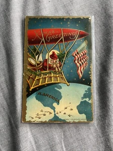 SELTENE POSTKARTE Weihnachtsmann von 1926 mit Originalschrift unbespielt - Bild 1 von 7