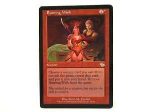Burning Wish MTG Magic the Gathering Judgment MP Regular Rare Card - Picture 1 of 6