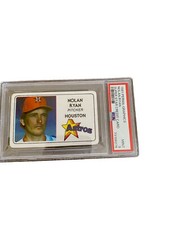 1981 PERMA-GRAPHICS NOLAN RYAN SUPER STAR CREDIT CARD PSA 9 MINT!!  HOF Great.