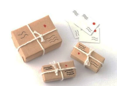 Dolls House Parcels Presents And Letters 1:12 Scale Miniature Mail Tumdee - Image 1 of 4