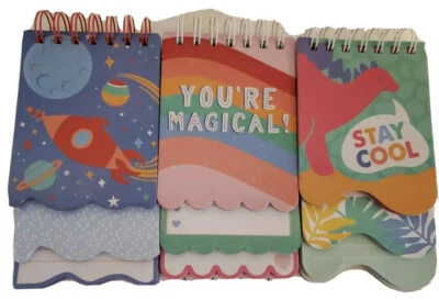 LOT OF 3 CHUNKY NOTEBOOK -150 sheets each  Brand New - Image 1 of 4