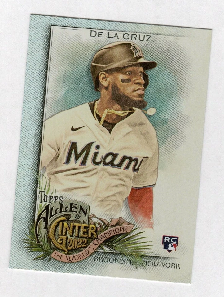 2022 Topps Allen & Ginter Silver Foil Bryan De La Cruz #71 Miami Marlins - Image 1 of 1