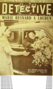 Détective 1954 # 410 Agen Loudun Condren Valenciennes Marseille - Imagen 1 de 2