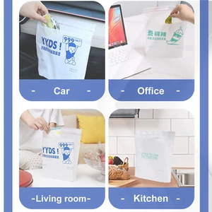 10PCS Easy Stick On Disposable Car Trash Bags Leakproof Barf Vomit Bags - Picture 1 of 9