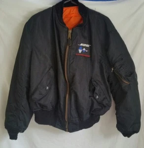Bose Aviation Headset Jacket Bomber Flight w AOPA Wings Pin Aircraft Owner Pilot - Picture 1 of 12