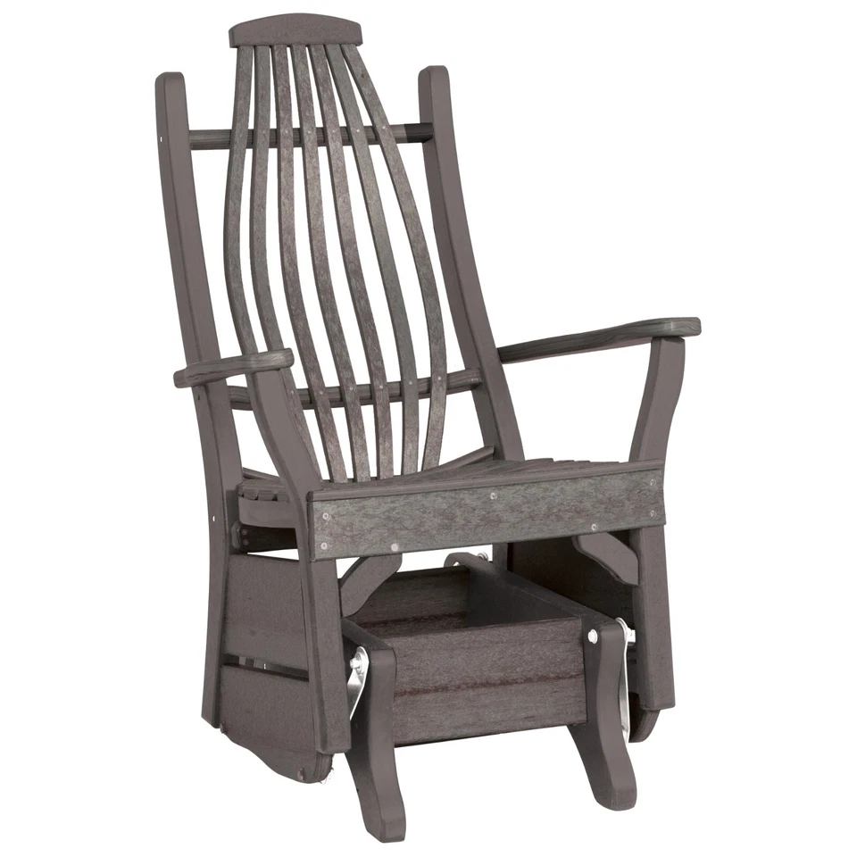 Bentwood Single Glider in Poly Lumber- Amish Made- Multiple Color Options - Image 1 of 1