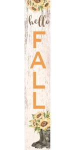 Beechdale Frames Porch Sitter - HELLO FALL - 8" x 43" - Picture 1 of 1