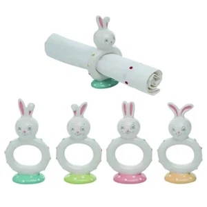 Johanna Parker Oster Dottie Hase Serviettenringe Set/4 - Bild 1 von 5
