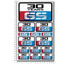 GS 30 Jahre Years Aufkleber 14 stickers bmw r1200GS Adventure r1100gs f800gs 