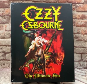 Ozzy Osbourne - The Ultimate Sin - Metal Sign - Made in the USA - Picture 1 of 4