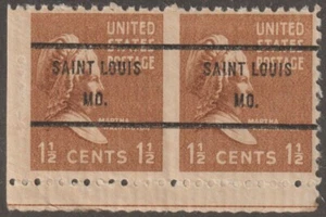 EDSROOM-19639 US 8056 MNH 1938 Imperf Between Pair Martha Washington CV$100 - Picture 1 of 2