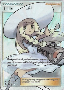 Lillie (Full Art) 147/149 Sun And Moon Base Set Holo Trainer Pokemon TCG NM - Picture 1 of 4