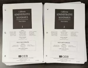 CEB California Administrative Mandamus 2023 - Picture 1 of 4