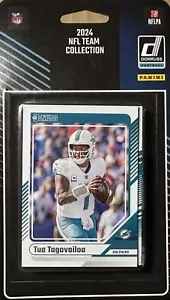 Miami Dolphins 2024 Donruss Factory Team Set Tua Tyreek MARINO 4 Rookie Cards - Picture 1 of 7